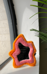 trendy tufted mirror